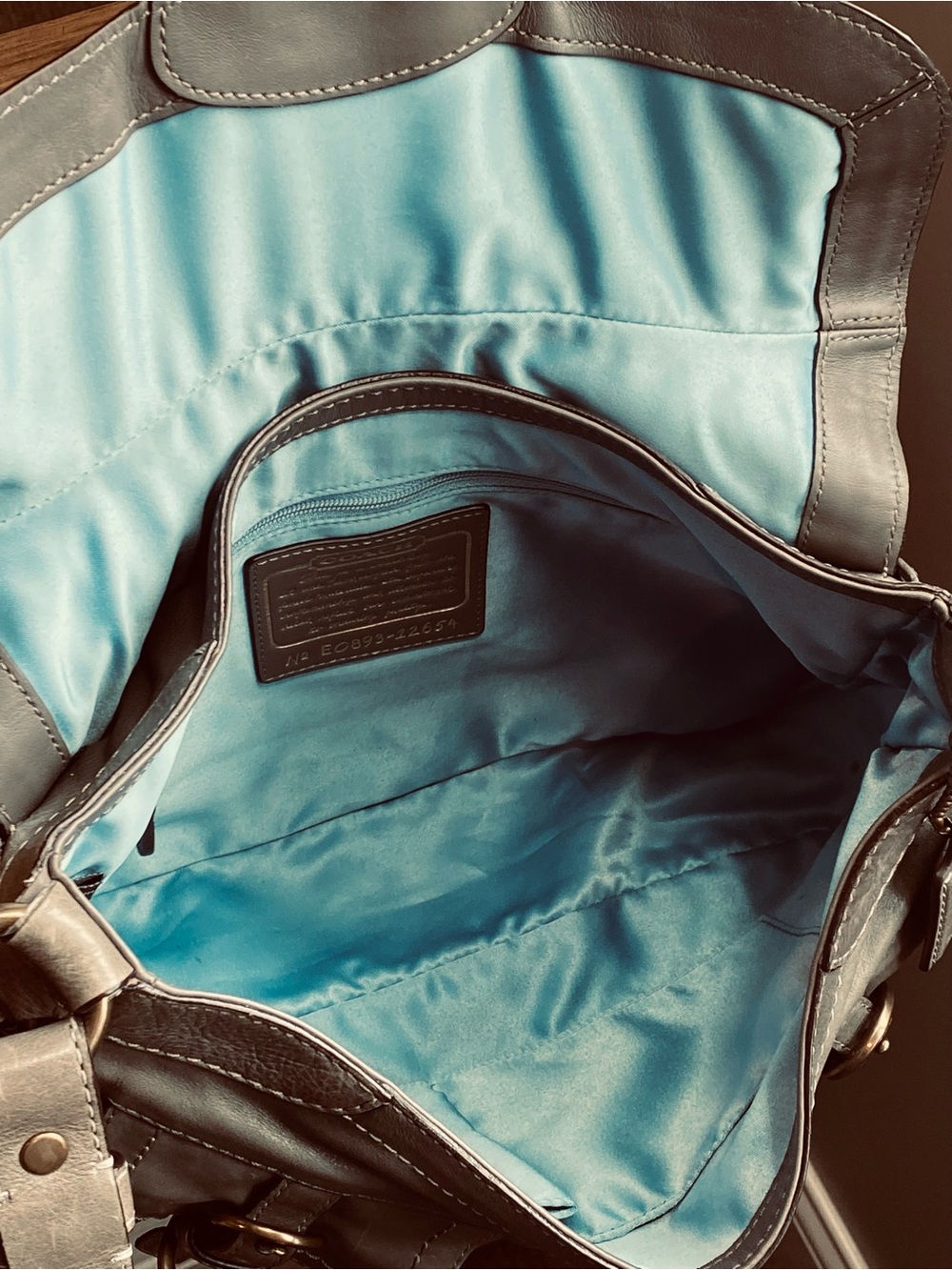 Coach Legacy Garcia Satchel Green/Gray - Picture 16 of 17